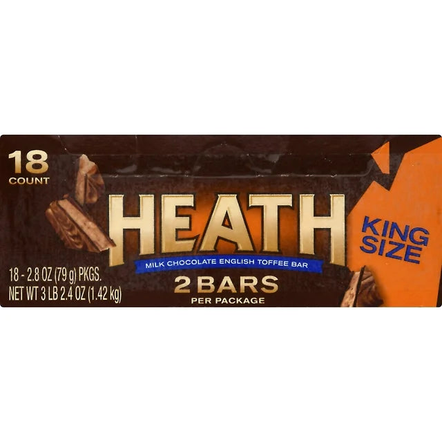 Hershey Foods Heath Toffee Bar, 18 ea