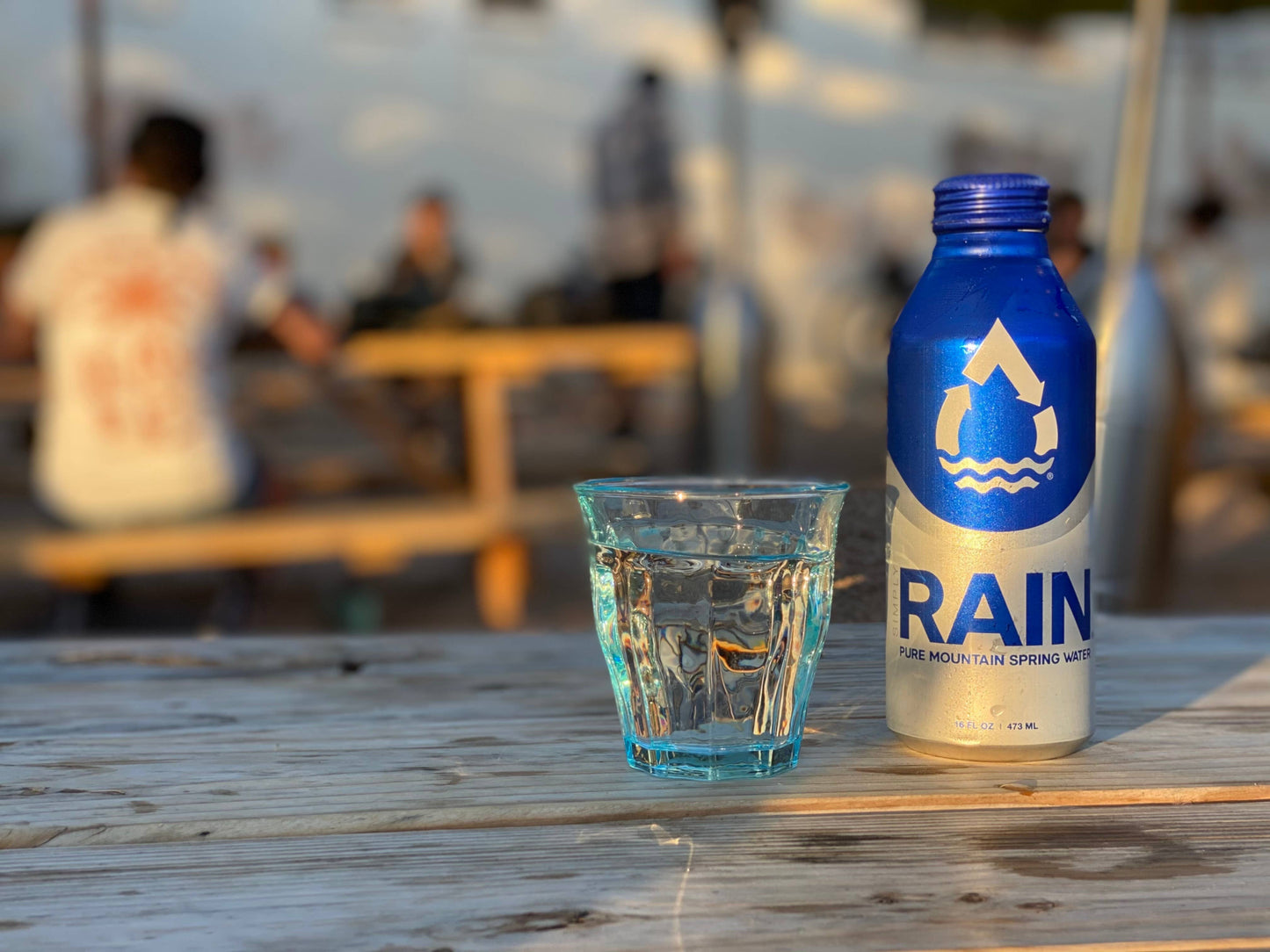 RAIN 16oz Aluminum Bottled Spring Water (24pk)