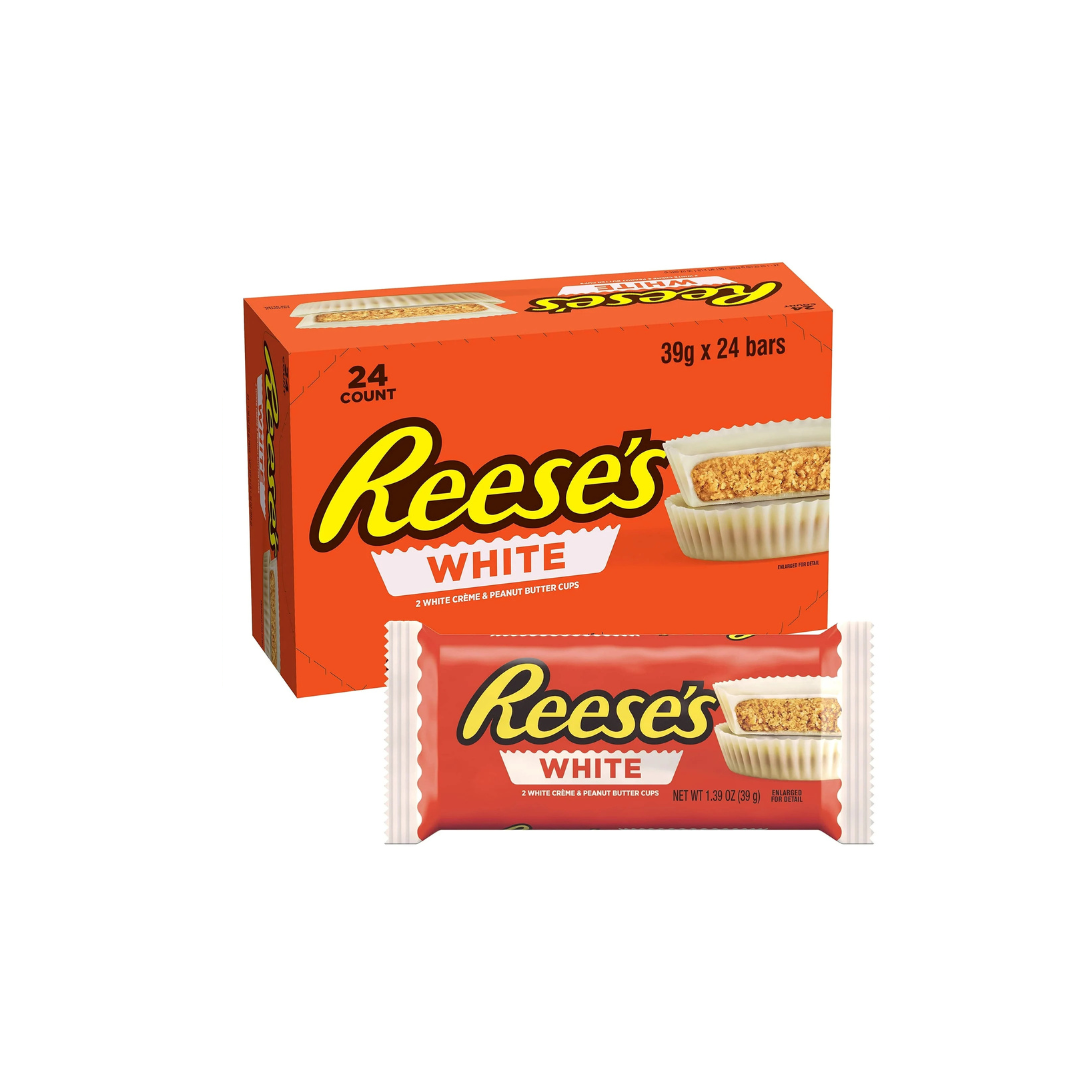 Reese,S White Creme Peanut Butter Cups, 1.5 Oz, 24 Count