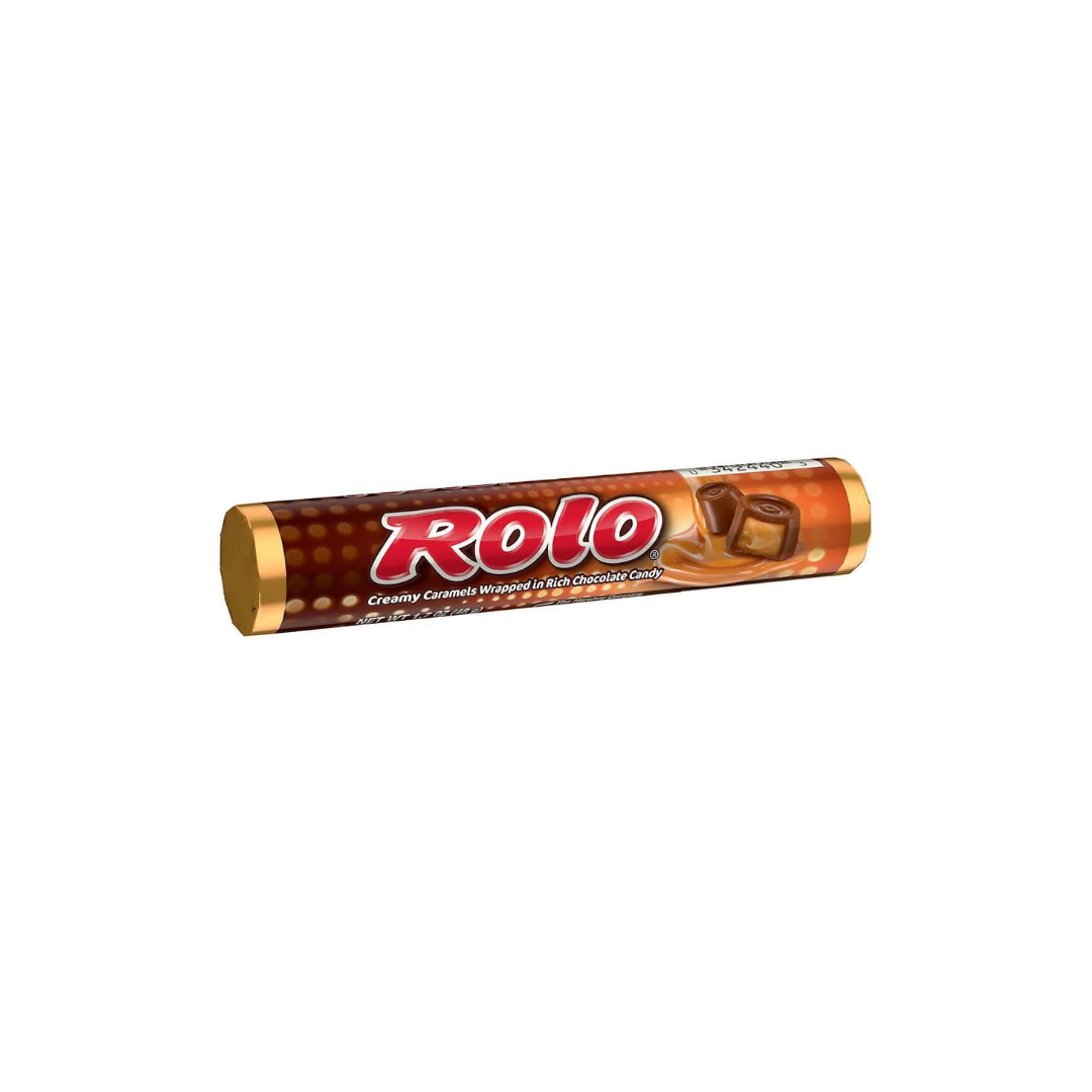 Rolo Candy, Roll Rich Chocolate Caramel ,1.7 oz Pack of 3