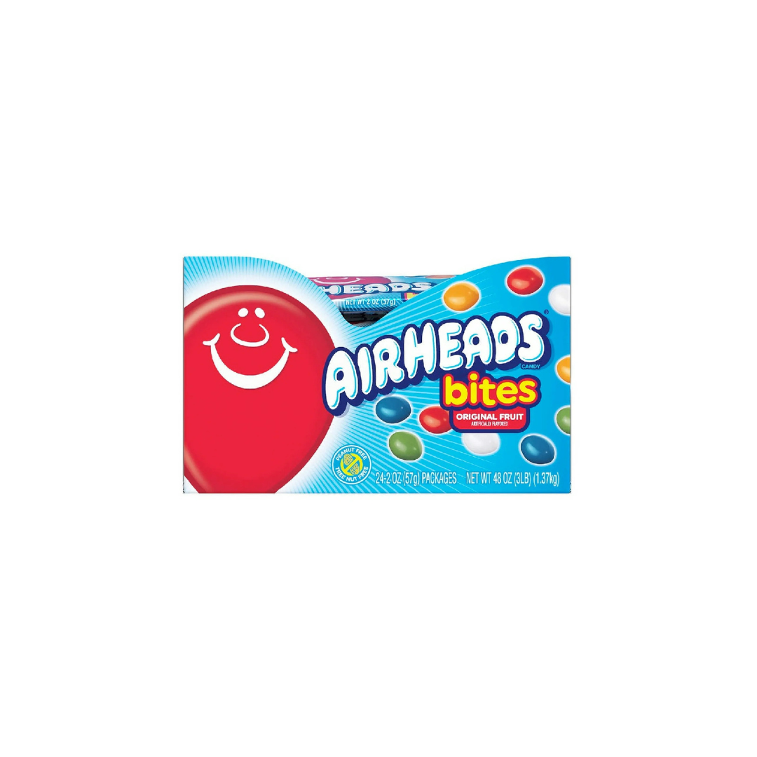 AirHeads Bites, Fruit, 2 oz, 24 ct 1PK