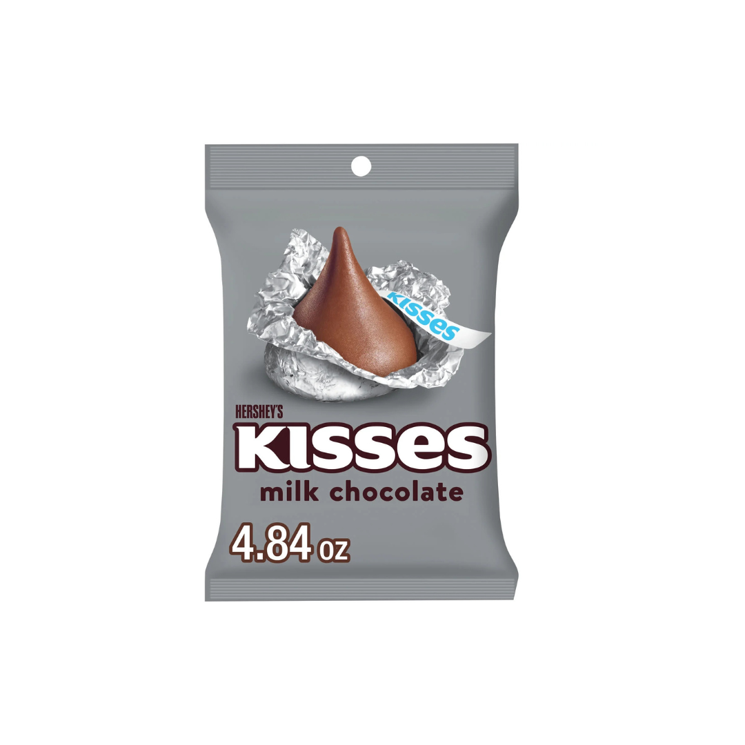 Hershey's Kisses Milk Chocolate Candy, Bag 4.84 oz