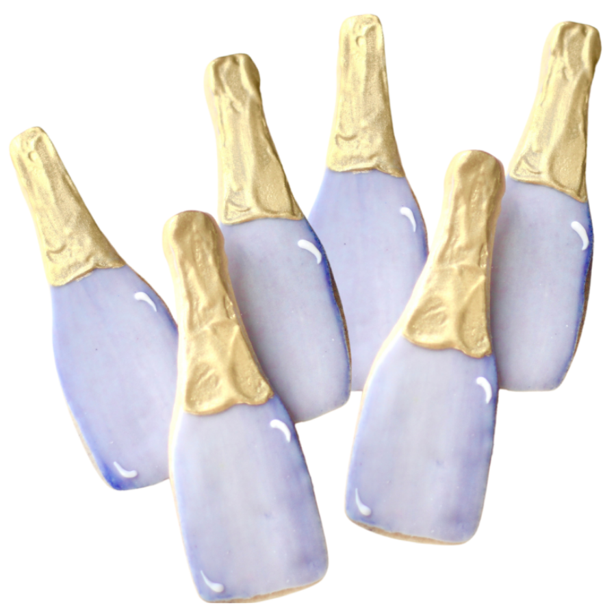 Champagne Bottle Cookies