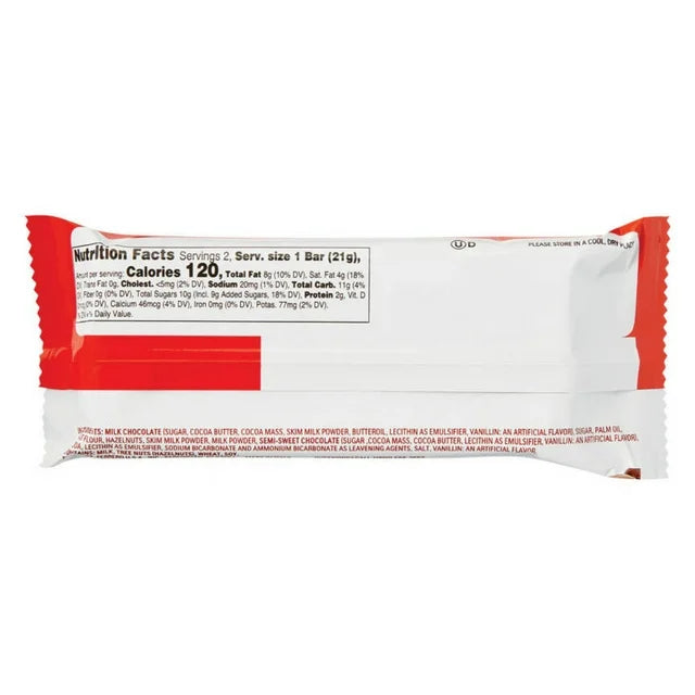 2PK - Ferrero Kinder Bueno Chocolate Bar, 1.5 oz