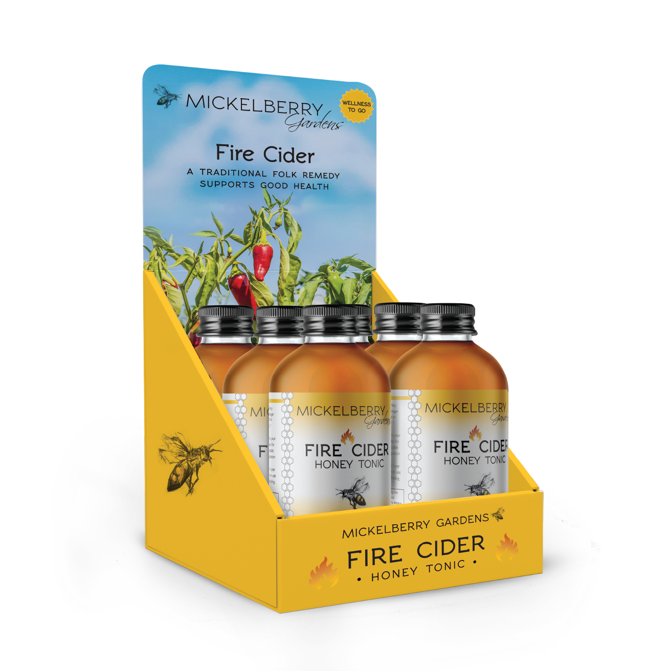 Fire Cider Display 2 oz (Pack of 6)