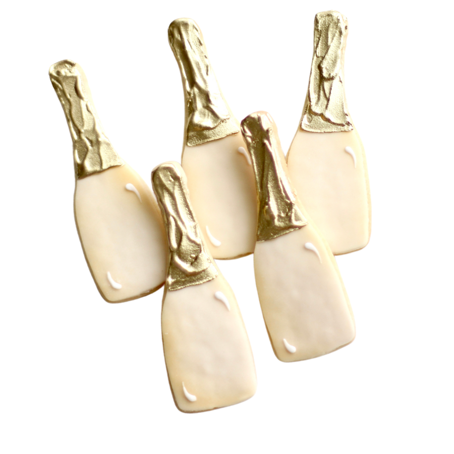 Champagne Bottle Cookies