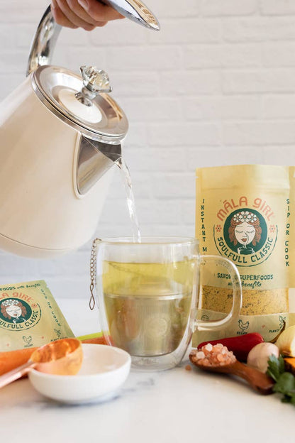 Superfood Instant Broth Powder w/ Lemon Ginger and Turmeric