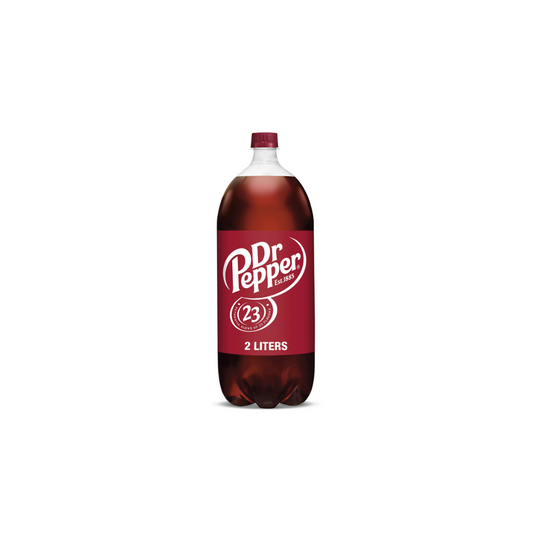 Dr Pepper Soda Pop, 2 L, Bottle