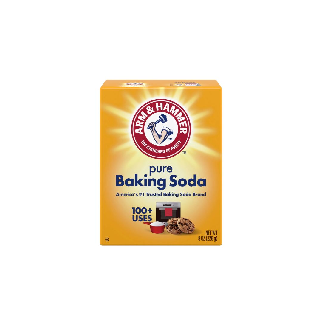 ARM & HAMMER Pure Baking Soda, For Baking, Cleaning & Deodorizing, 8 oz Box