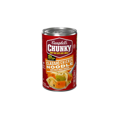 Campbell's Chunky Classic Chicken Noodle Soup, 18.6 oz Can