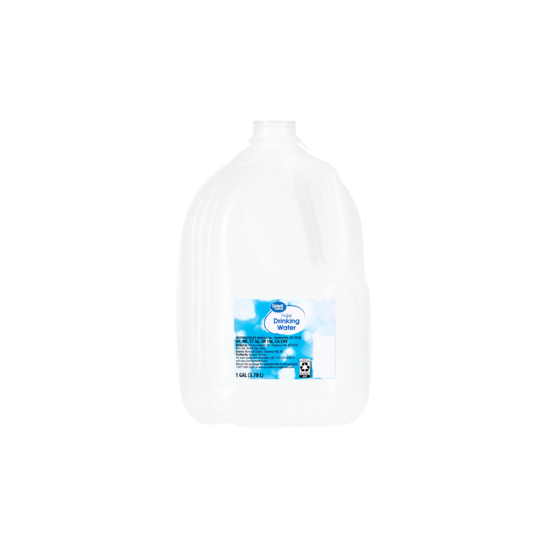 Great Value Purified Drinking Water, 1 Gallon