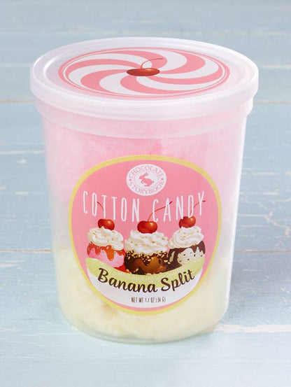 Banana Split Cotton Candy
