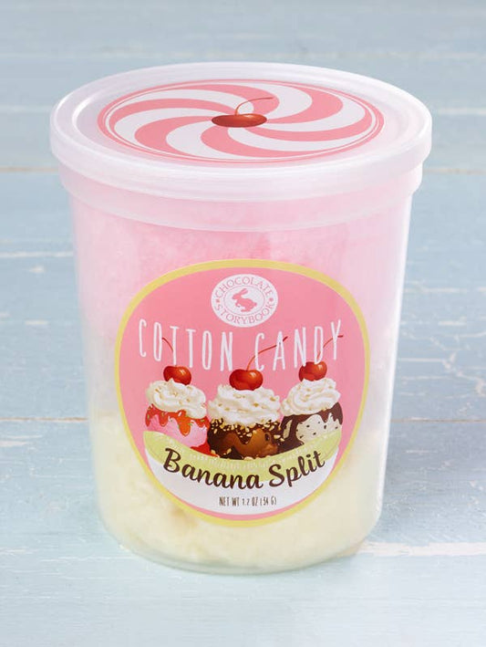 Banana Split Cotton Candy