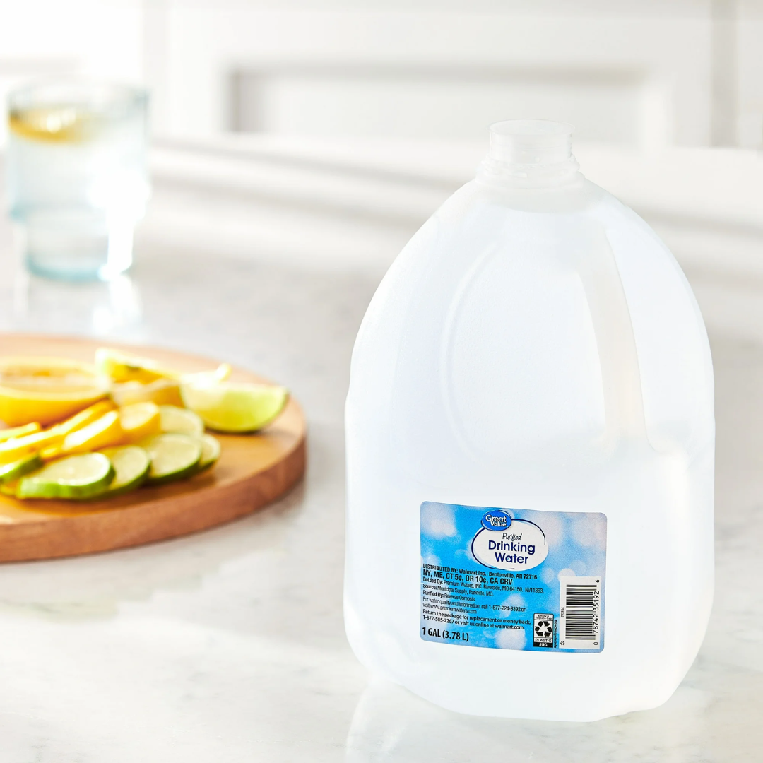 Great Value Purified Drinking Water, 1 Gallon