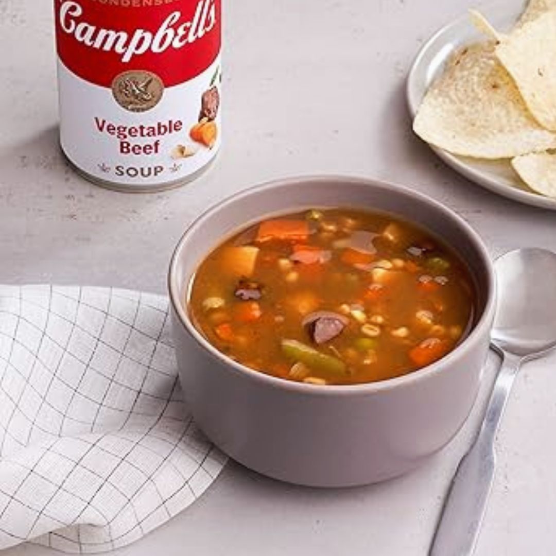 canned soup Campbell's Condensed Vegetable Beef Soup, 10.5 OZ