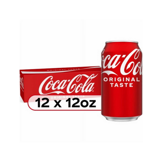 Coca-Cola Soda Pop in 12 fl oz Cans - 12 Pack