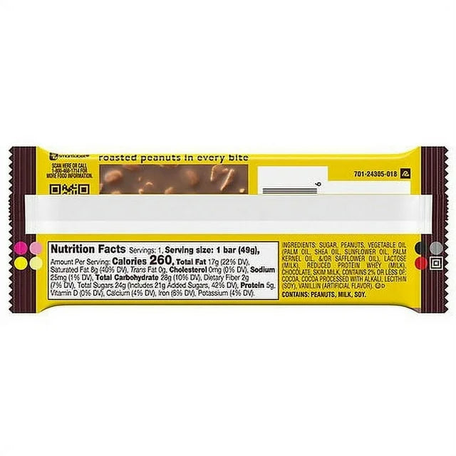 Hershey's Mr. Goodbar, Full Size Milk Chocolate 1.75oz Pack of 2