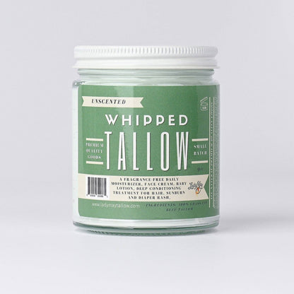 Unscented Whipped Tallow Moisturizer | 100% Natural Skincare