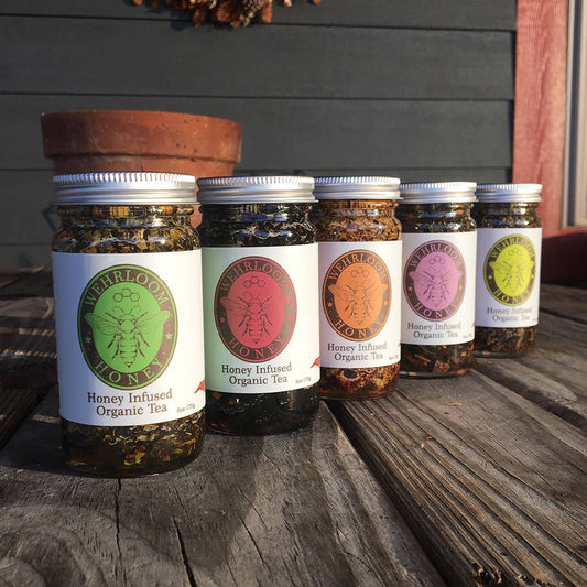 Honey Infused Organic Tea - 5 varieties available