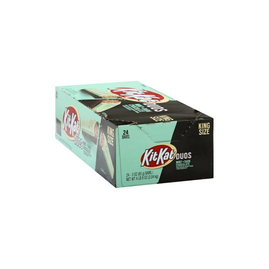 Kit Kat Duos Mint Dark Chocolate 3oz King Size 24 Count
