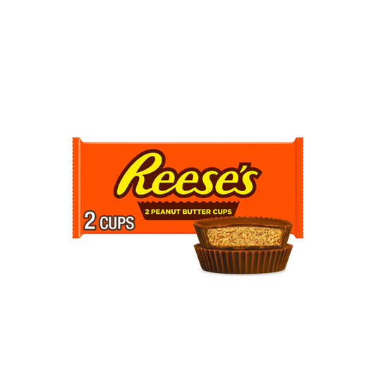 Pack of 2 - REESE'S Milk Chocolate Peanut Butter Cups Candy Pack 1.5 oz