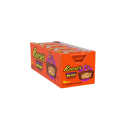 Reese’s Big Cup w/Pretzels, 1.3 oz (Pack of 16)