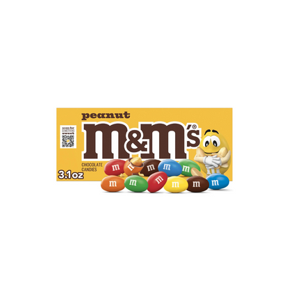 M&M's Peanut Milk Chocolate Candy Theater Box - 3.1 oz Box