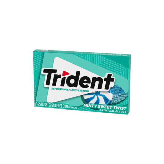 Mondelez Global Trident Minty Sweet Twist, 14 ct