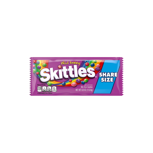 Skittles Wild Berry Chewy Candy, Share Size - 4 oz Bag