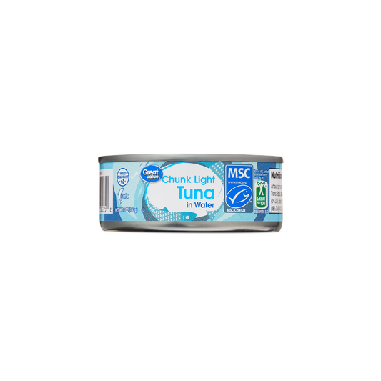 Great Value Chunk Light Tuna in Water, 5 oz