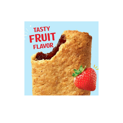 Kellogg's Nutri-Grain Strawberry Chewy Soft Baked Breakfast Bars, Kids Snacks, 10.4 oz, 8 Count