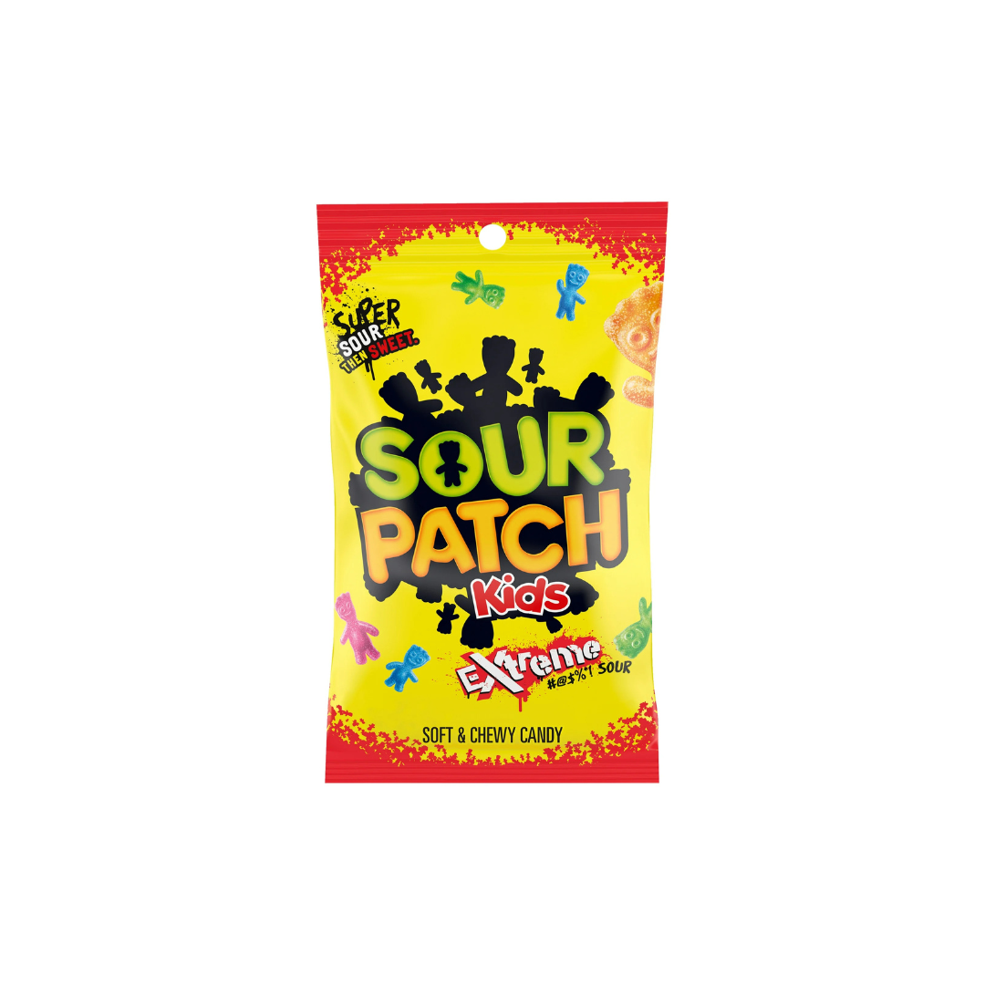 SOUR PATCH KIDS Extreme Sour Soft & Chewy Candy, 7.2 oz