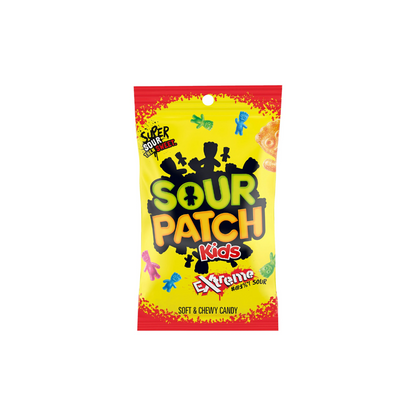 SOUR PATCH KIDS Extreme Sour Soft & Chewy Candy, 7.2 oz