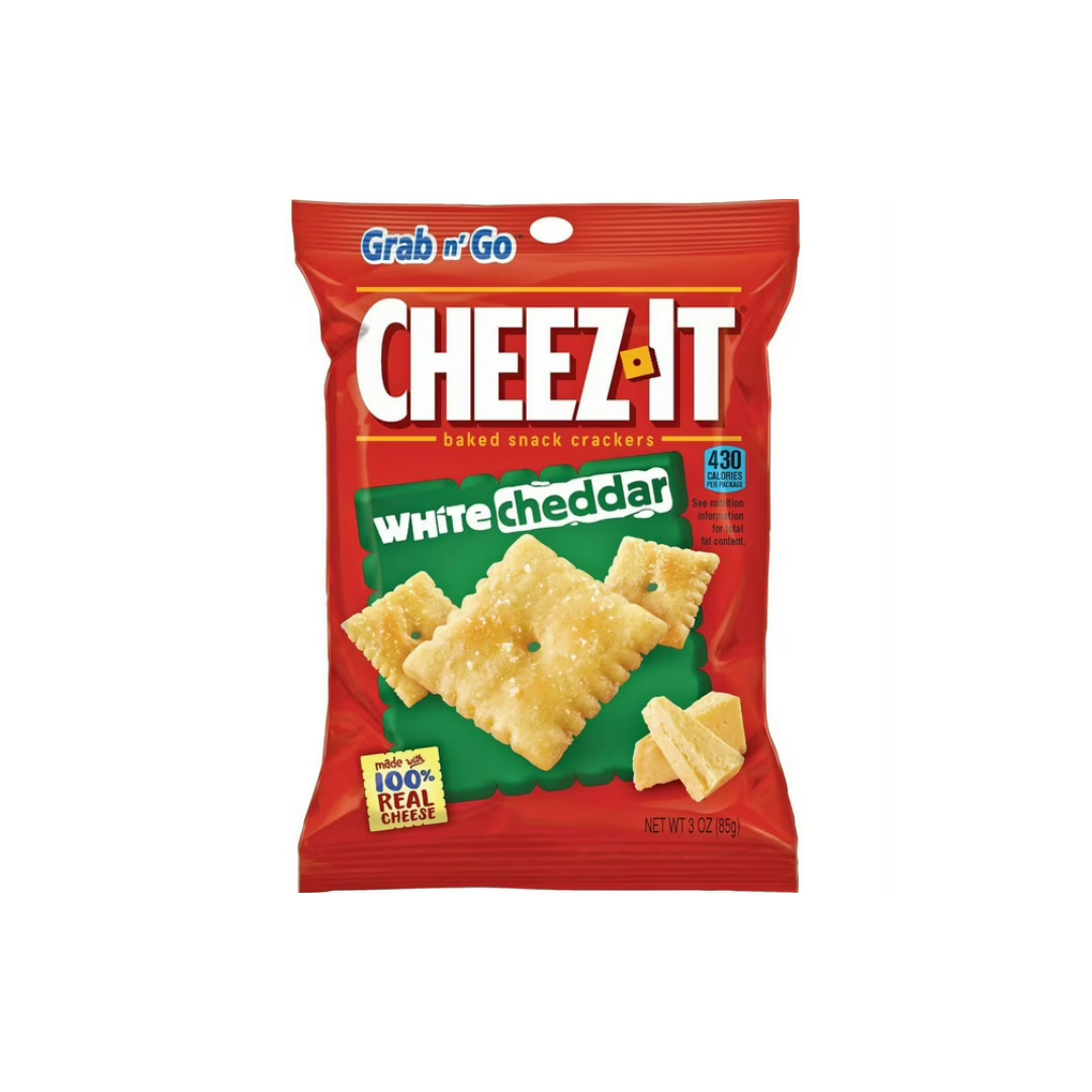 Cheez-It® White Cheddar Crackers - White Cheddar - 3 oz - 6 / Box | Bundle of 2 Boxes