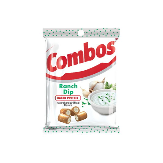 Combos Ranch Dip Baked Pretzel 6.3oz Bag