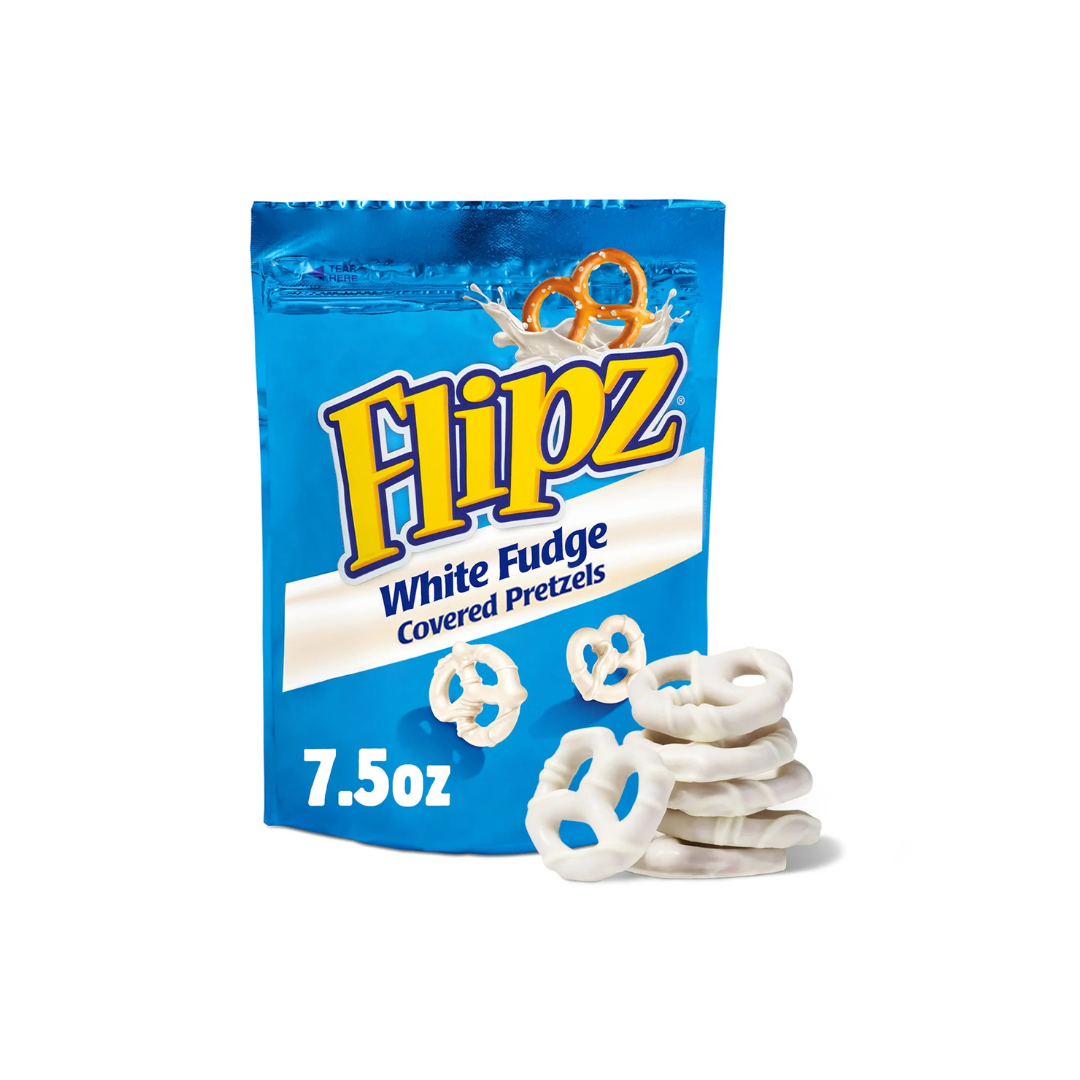 Flipz White Fudge Covered Pretzels, 7.5 oz