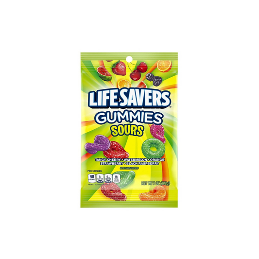 LifeSavers Sour Gummy Candy 5 Flavors Sours 7.0 oz