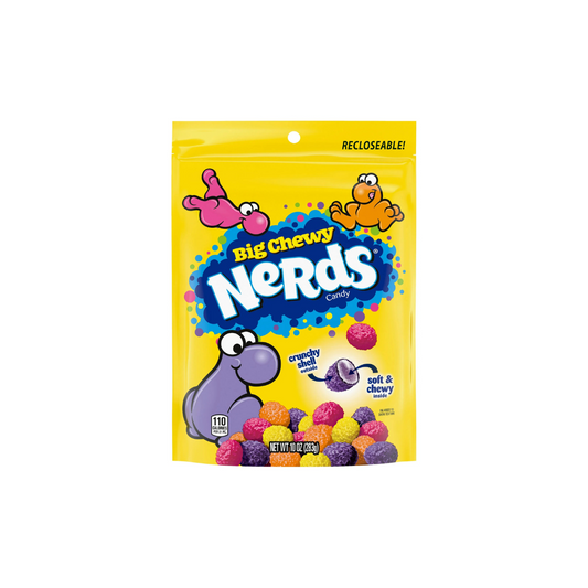 Nerds Big Chewy Mixed Fruit-Flavored Candy, 10 oz, Bag
