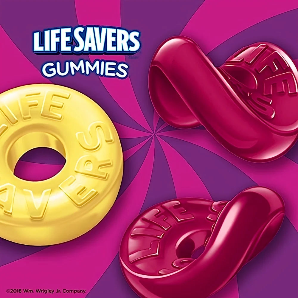 Life Savers Wild Berries Gummy Candy - 7 oz Bag