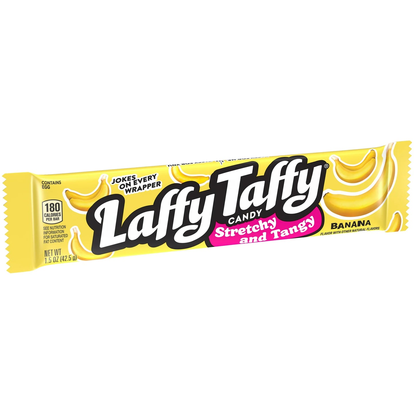 Laffy Taffy Stretchy & Tangy Banana Flavored Candy 1.5 oz.