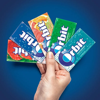 Orbit Gum Bubblemint Sugar Free Chewing Gum, Single Pack - 14 Piece
