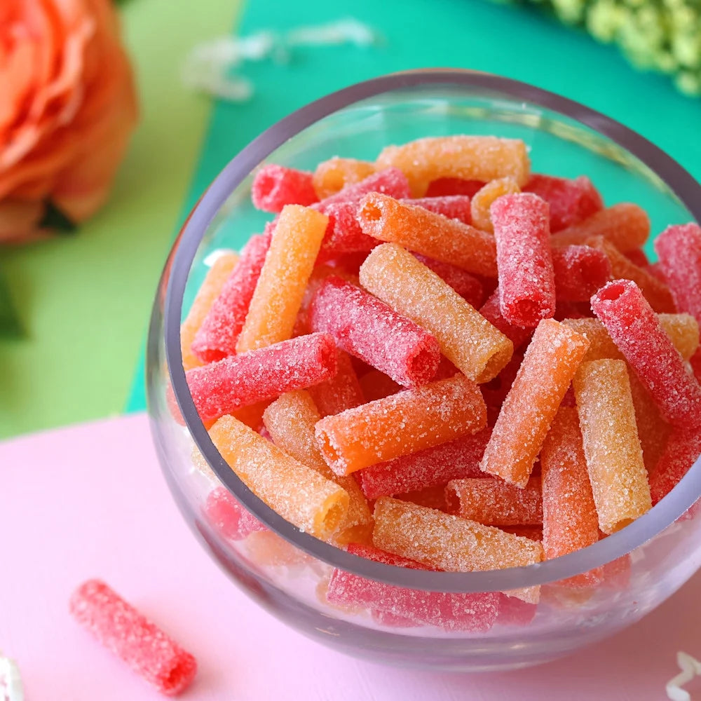 Sour Punch Bites, Tropical Blends Chewy Candy Pieces, 5oz Bag