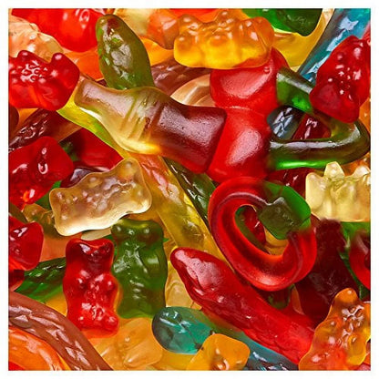 HARIBO Starmix Assorted Shapes and Fruit Flavors Gummy Candy, 4oz, Party Size Bag
