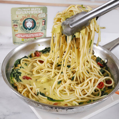 Superfood Instant Broth Powder w/ Lemon Ginger and Turmeric